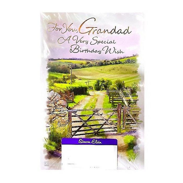 Simon Elvin For You Grandad Scenery Birthday Card (Pack of 6)