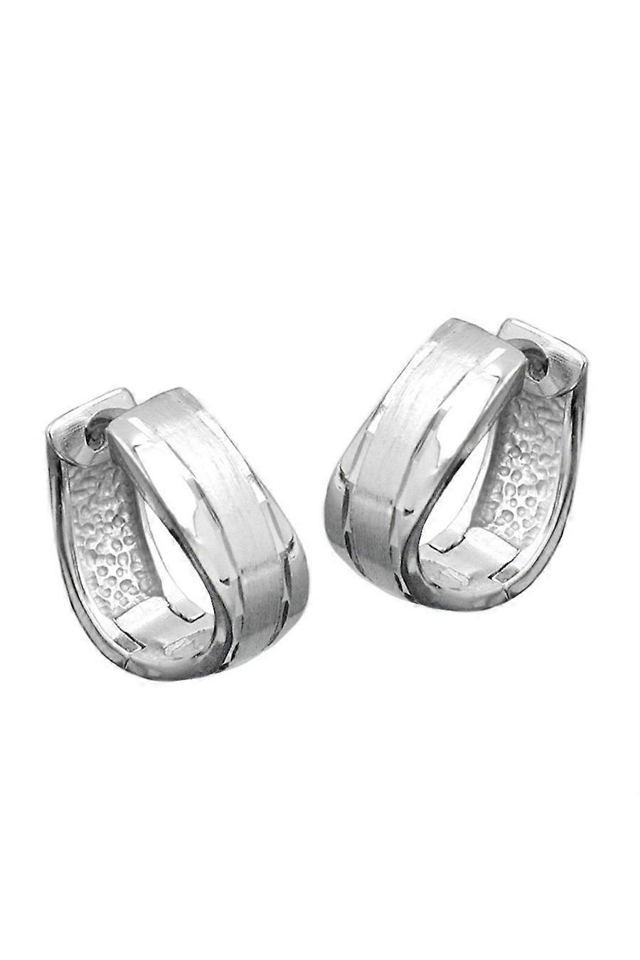 Hoop Earrings Polished Silver 925 - Gl93372