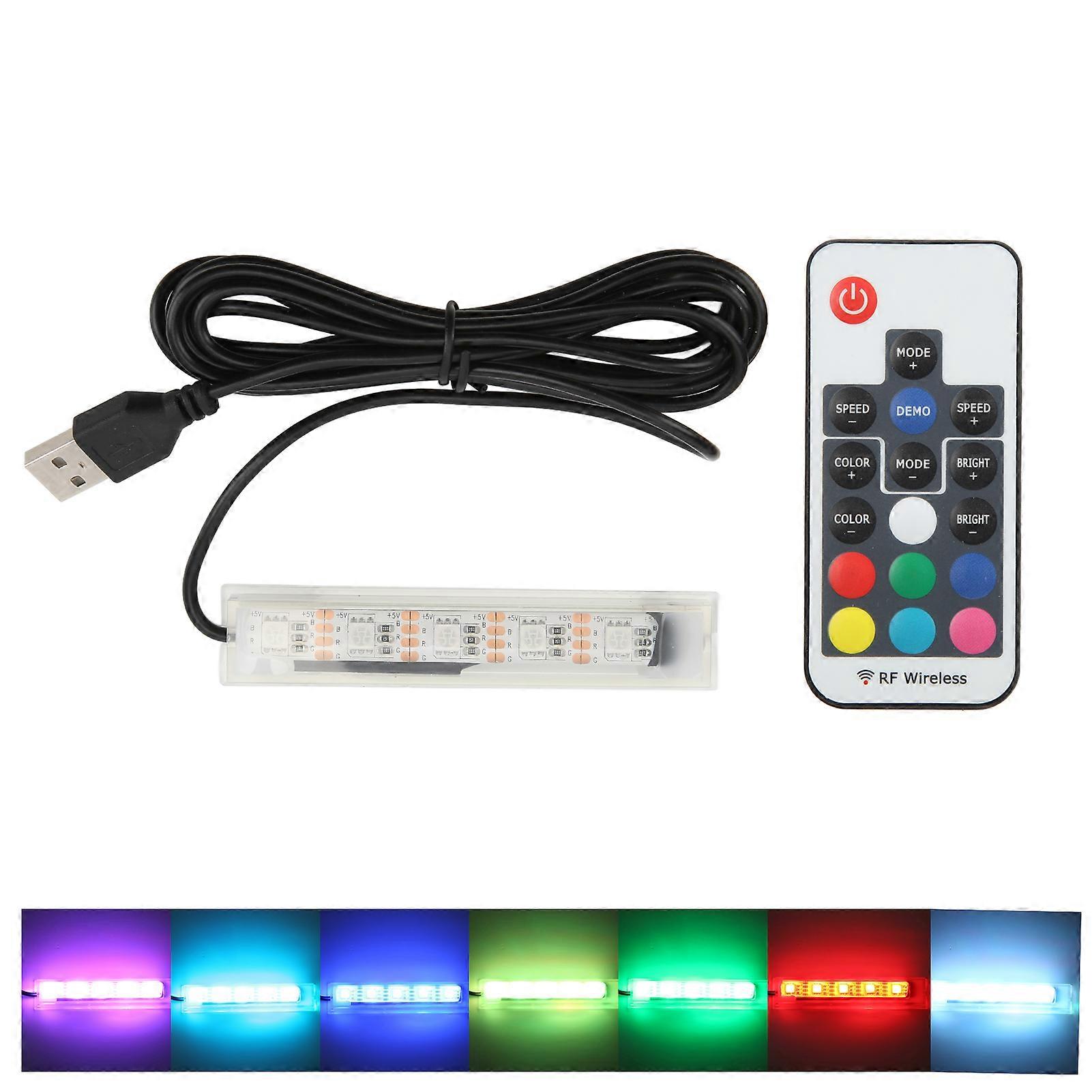 USB-Powered Micro Aquarium LED Light, Adjustable Brightness, Waterproof, Energy-Efficient, Suitable for Fish Tanks