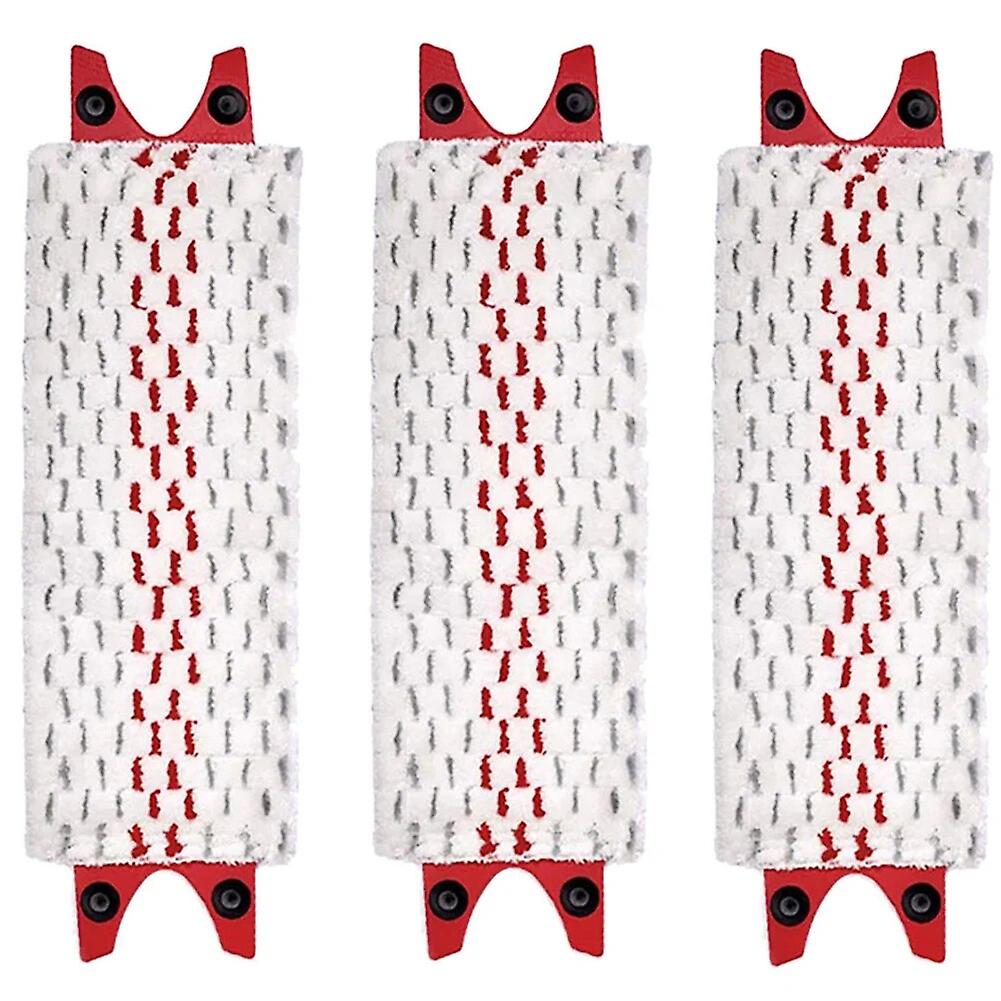 3 pezzi per Vileda UltraMax / UltraMaT 2in1 Spray Sostituire i cuscinetti in microfibra Mop Head Refill Aspirapolvere Spazzatrice per la casa, C ~ 27324