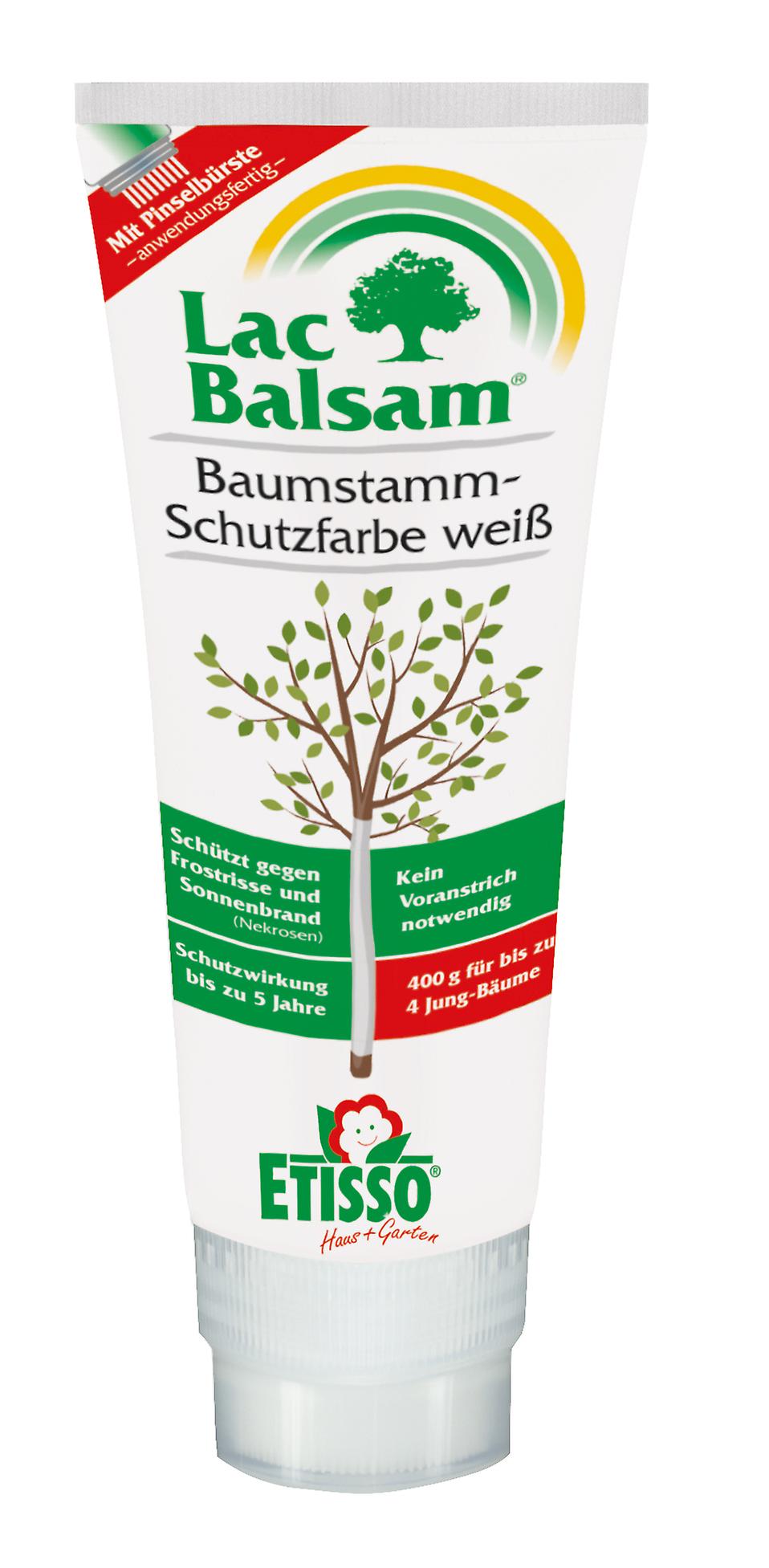 ETISSO® LacBalsam Peinture de protection pour tronc d’arbre blanc, 400 g
