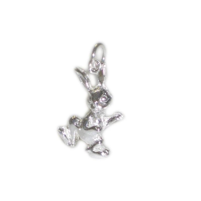 Sterling Silver Rabbit Charm