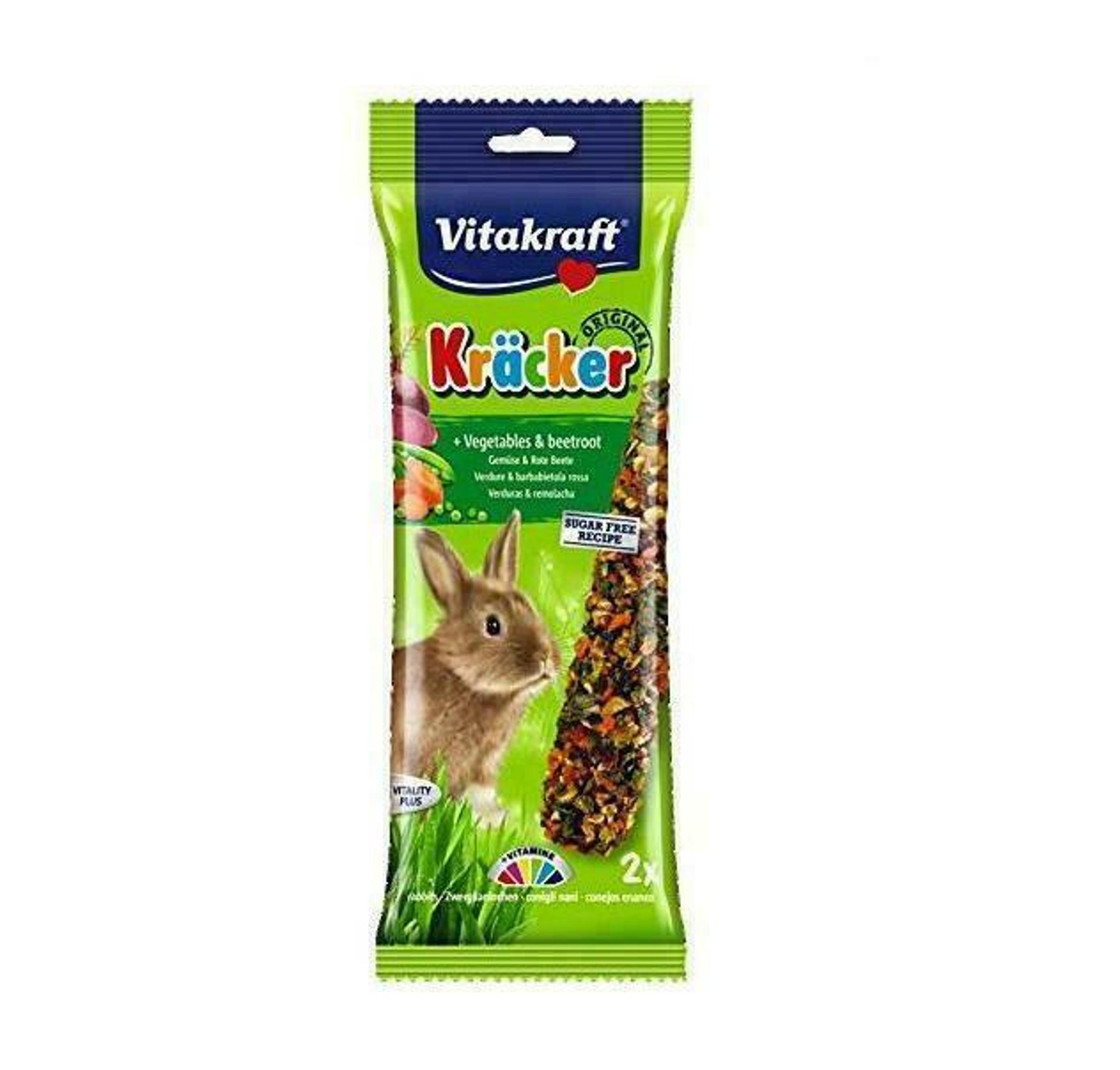 Vitakraft Rabbit Treats Vegetables-beetroot Stick