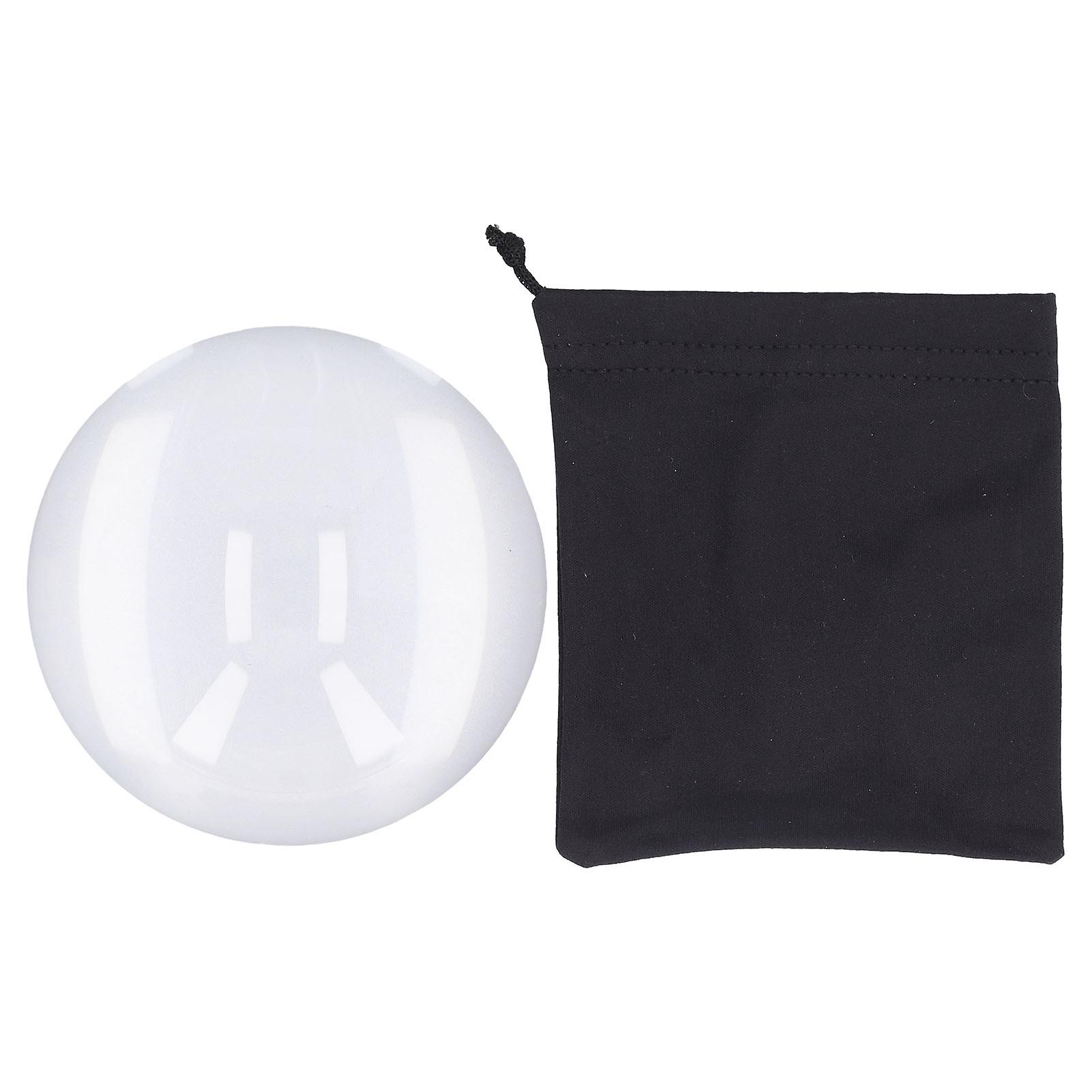 DEWIN Magnifying Glass, 4X Magnifying Glass Full Optical Acrylic High Definition Dome Magnifier Hemispherical Lens 93x61mm