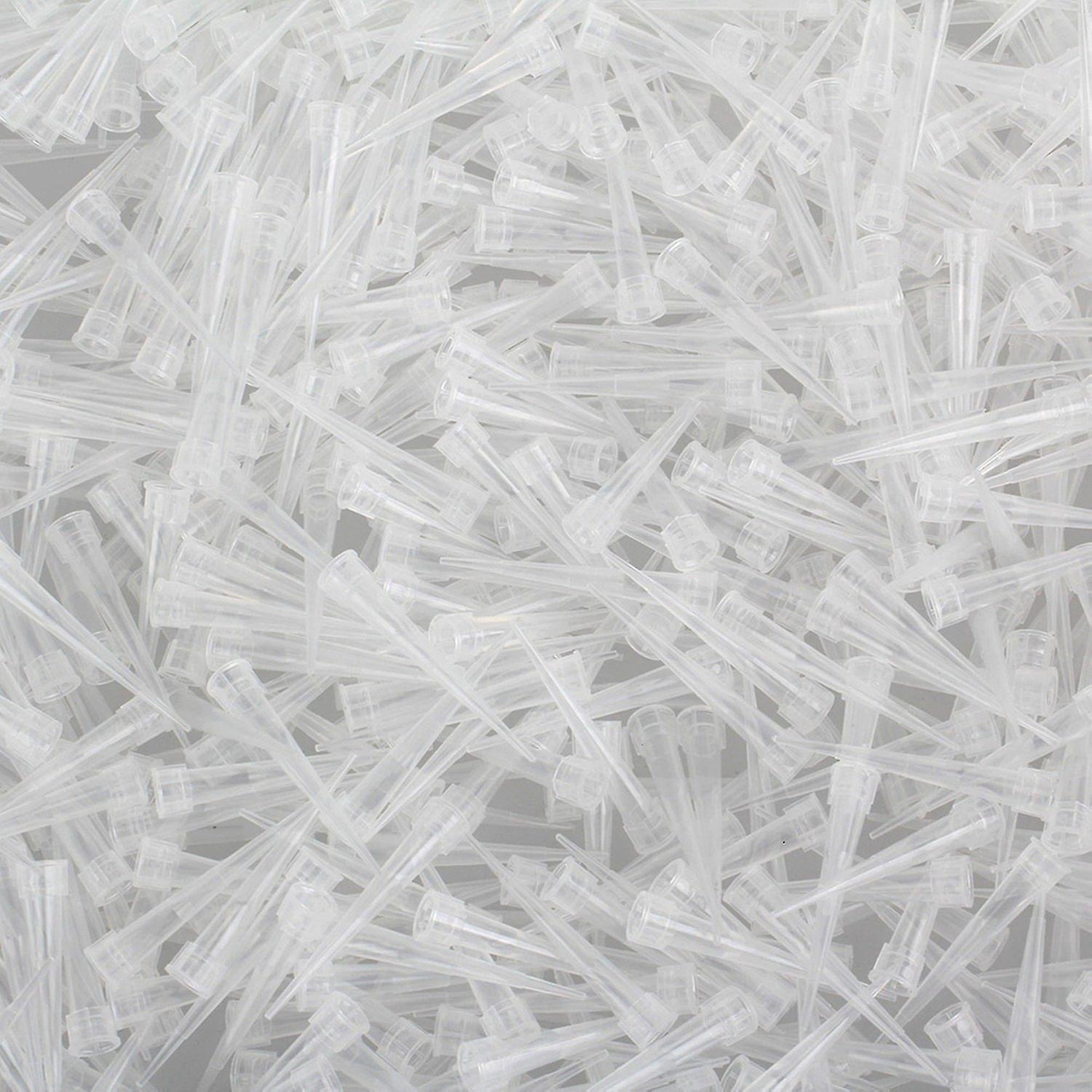 1000pcs Pieces 10ul Pipettor Ultra Micro Plastic Pipette Tips Laboratory