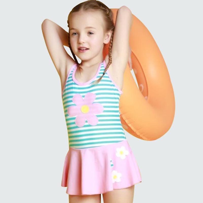 Mayo Lan Duopin Kız Tek Parça Mayo Prenses Etek Sevimli Avrupa Modası Çocuk