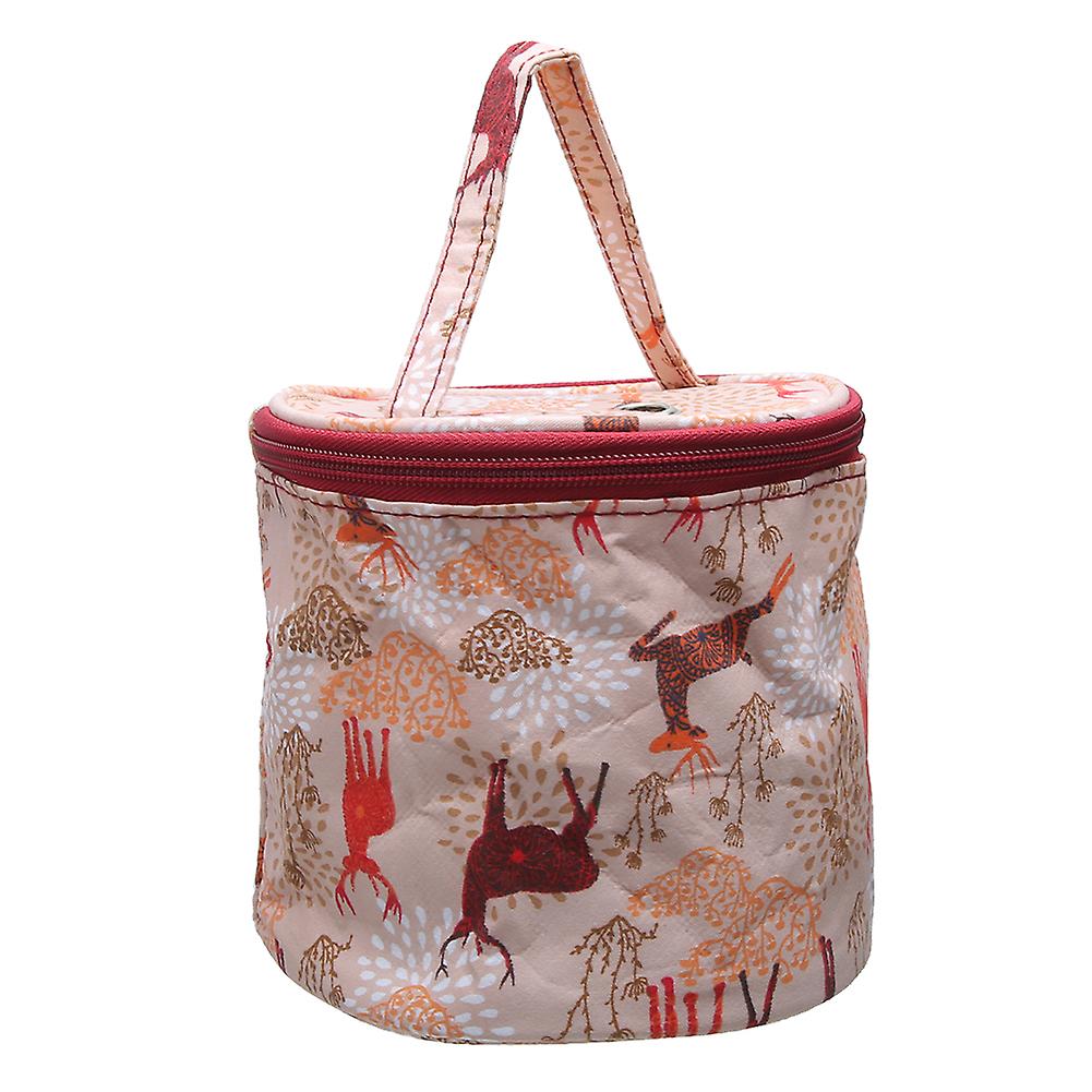 Portable Knitting Wool Storage Bag Crochet Hook Needle Sewing Tool Accessory Case Container