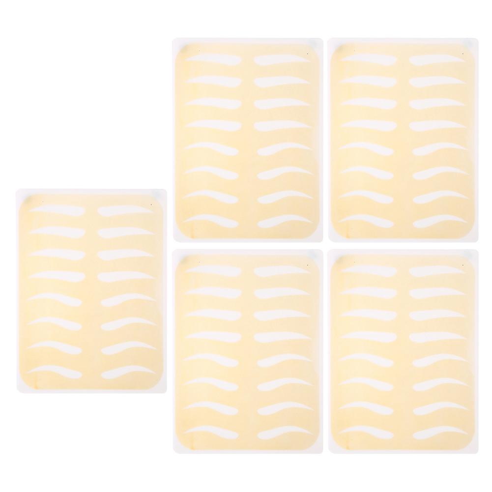 5pcs Gold Silicone False Eyelashes Practice Eyebrow Tattoo Practice Eyebrow Practice Eyebrow Practice Eyebrow Practice Eyebrow Practice