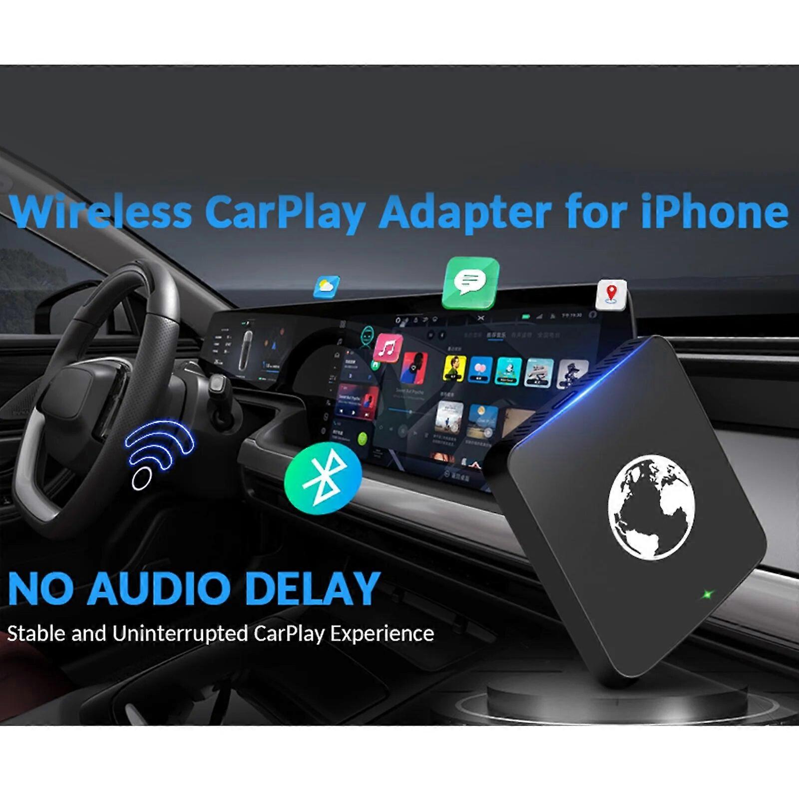 New Wireless Car Play Adapter Compatible With Car Models Navigation With OEM Apple Android Wired Carplay Box To Wireless Carplay FN9U6269