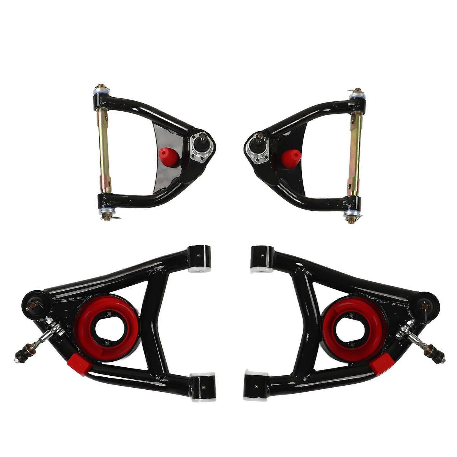 Upper Lower Tubular Control Arm Set Heavy Duty Sturdy Construction Lightweight Design Replacement for Camaro E2U811
