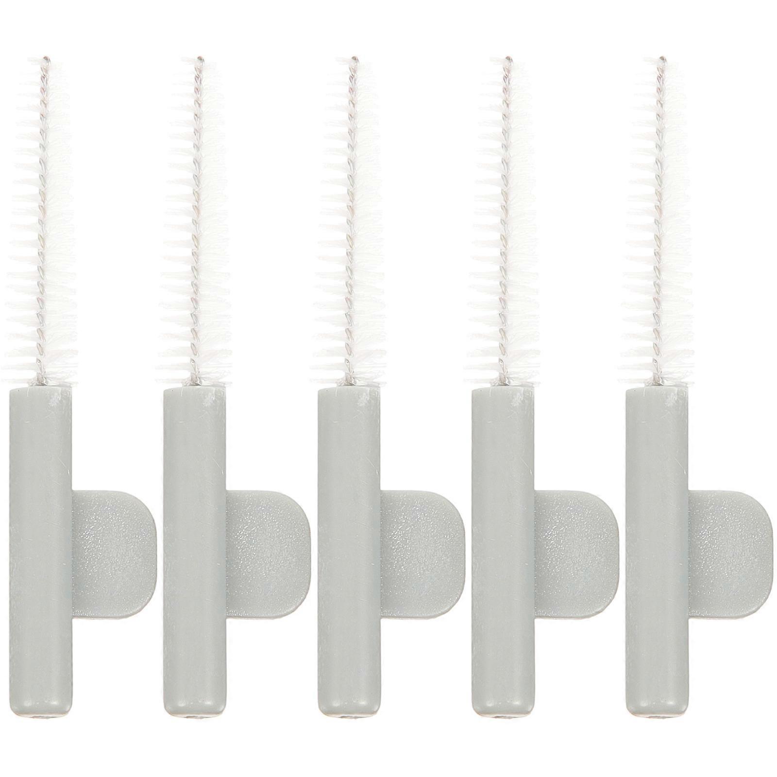 5 pcs Brosse de nettoyage d’aide auditive Tube d’évent d’aide auditive brosse Nettoyant pour aide auditive Brosse Fournitures d’aide auditive