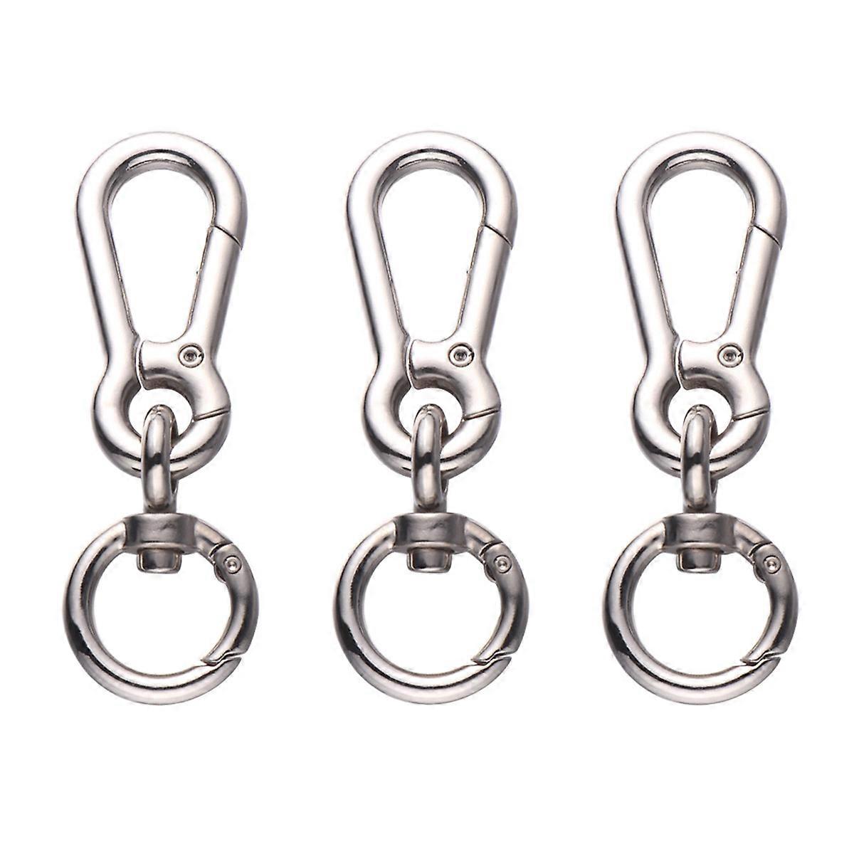 3pcs Traction Rope Hook Bag Strap Loop Shoulder Strap Chain Buckle Replacement Buckle Accessories (Style 2)