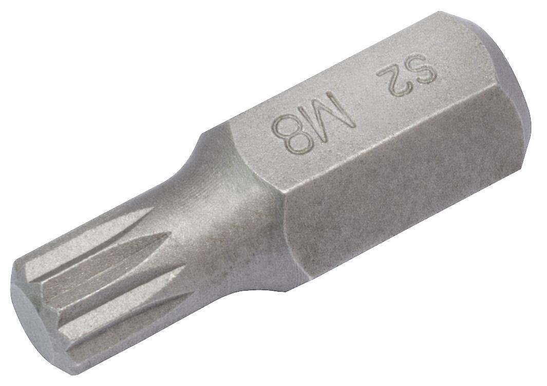 Draper 33341 Expert M8 X 30Mm Spline 10Mm Insert Bit For Mechanic'S Bit Sets