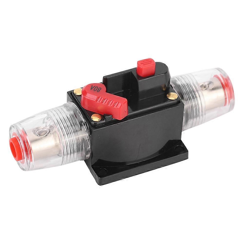 12-24V Audio Stereo Zesilovač Reset Jistič Držák pojistky Autopříslušenství80A