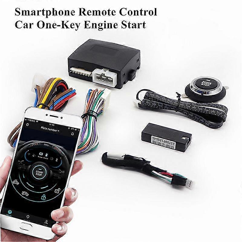 Exquisite Car One-key Engine Start Stop Button Bluetooth Smart Start System App Smartphone Remote