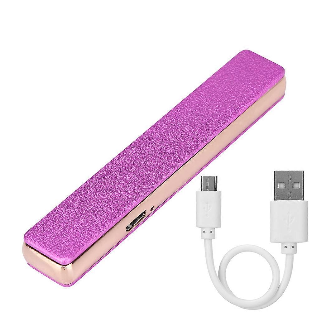 Electric Wire Ignition Cigarette USB Cigarette Lighter,Cigarette Lighter,  USB Lighter (Purple)