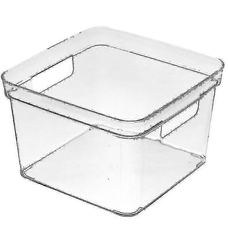 Clear Plastic Storage Bin With Handles,kitchen/organizers&storage,refrigerator