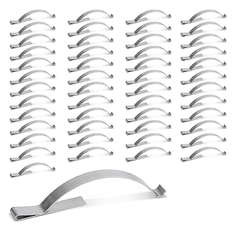 50 Pcs Window Screen Tension Spring, Corner Mount Flat Window Spring Stainless Steel Window Screen