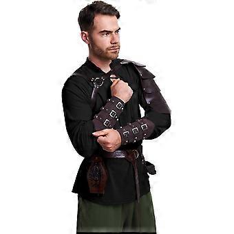Oanviso Mittelalter-Hemd Für Männer – Piratenhemd, Wikinger Top, Retro-Stil, Für LARP & Cosplay