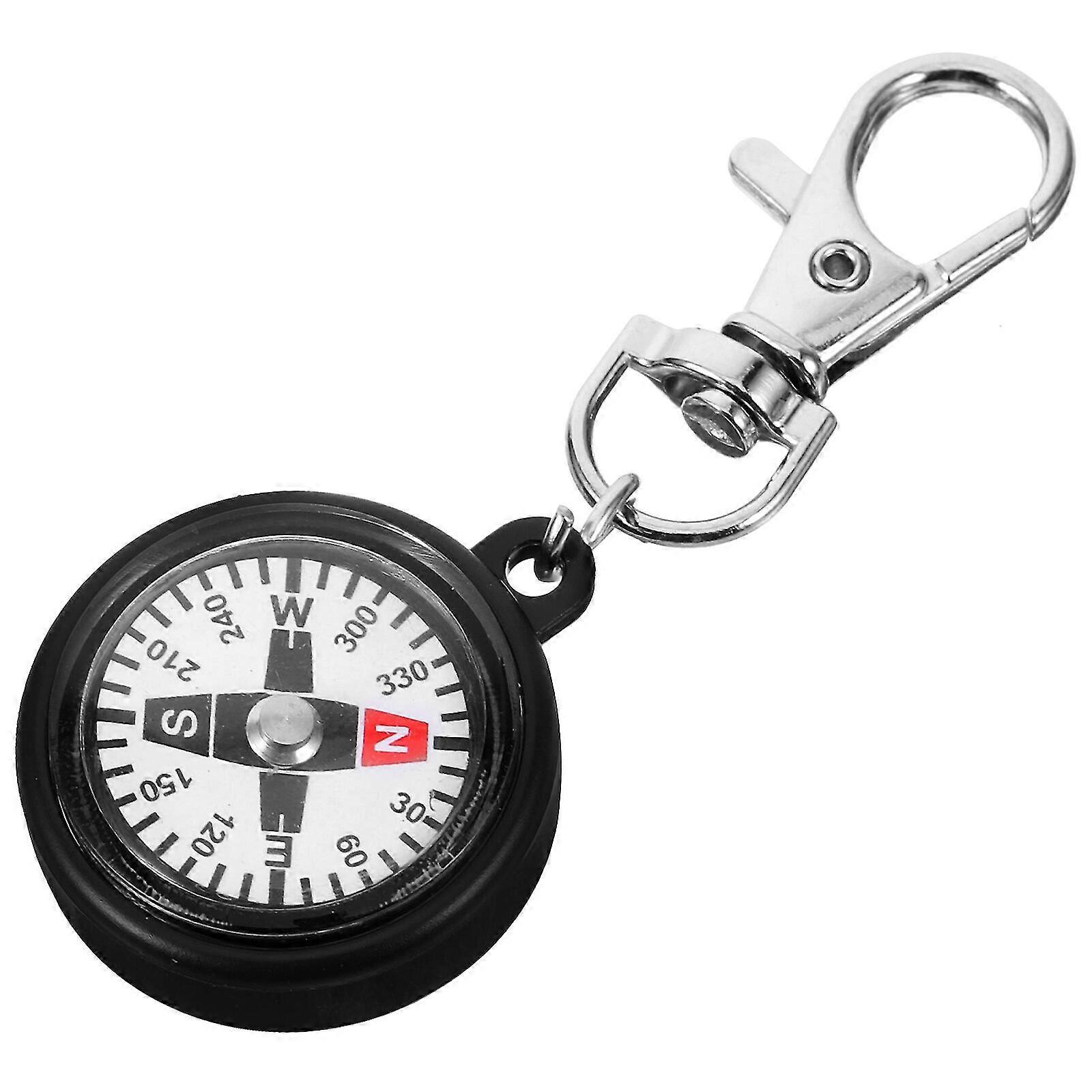 Compass with Key Ring Compass for Survival Pocket Compass Hiking Compass Plastic Compass