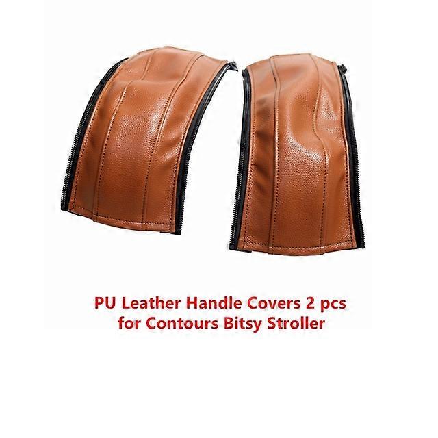 PU Leather Armrest Covers For Contours Bitsy HandleBumper Sleeve Cases Bar Protective Cover Baby Stroller Pram Accessories