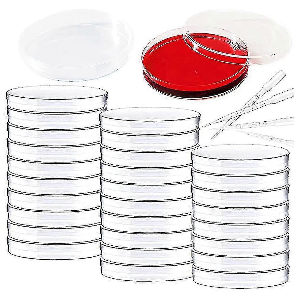 Sterile Plastic with Lid,Clear with Pipettes for Laboratory,Experimental Lesson,Cell Culture