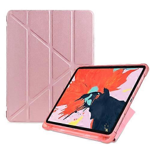 Multi-folding Shockproof TPU Protective Case for iPad Pro 11 inch 2018, with Holder/Pen Slot