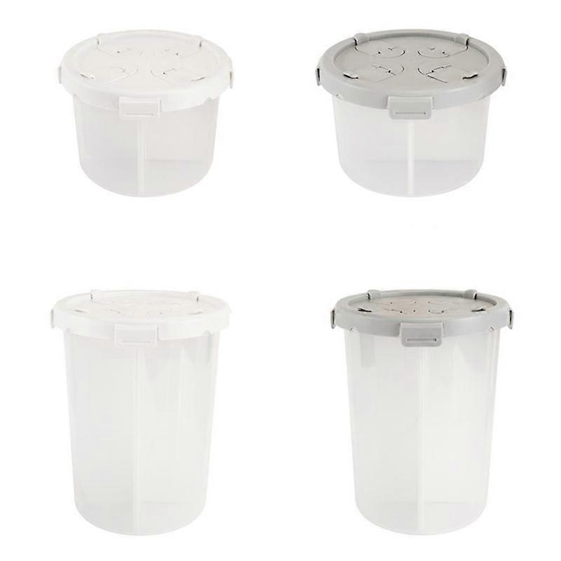 Kitchen Storage Tank for Cereal Transparant Storage Container with Lids and Compartments BPA Free