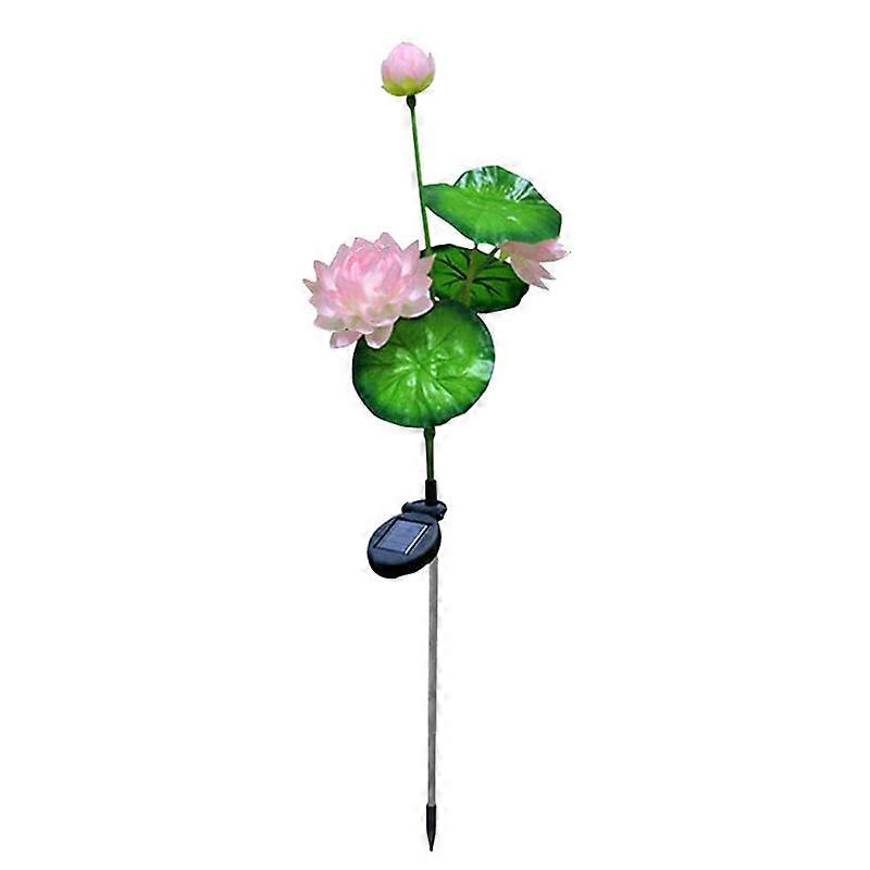 Solar Landscape Light Lotus Shape Outdoor Unique Courtyard Lawn Lamp For Garden Patio Decoration New