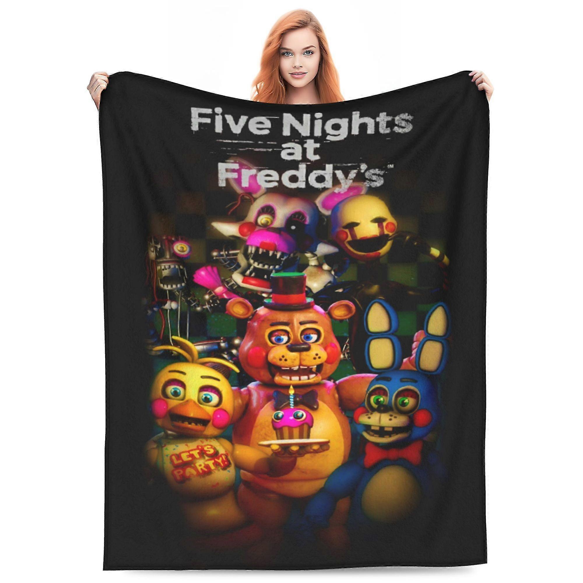 Fnaf At Dy Throw Blanket 3d Printed Blanket For Sofa Bed Rat Adult Kids Soft Comfortable Warm For All S -
