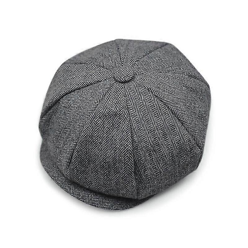 Mens Flat Hat Newsboy Cap Tweed Cabbie Peaky Blinders Baker Boy Hat