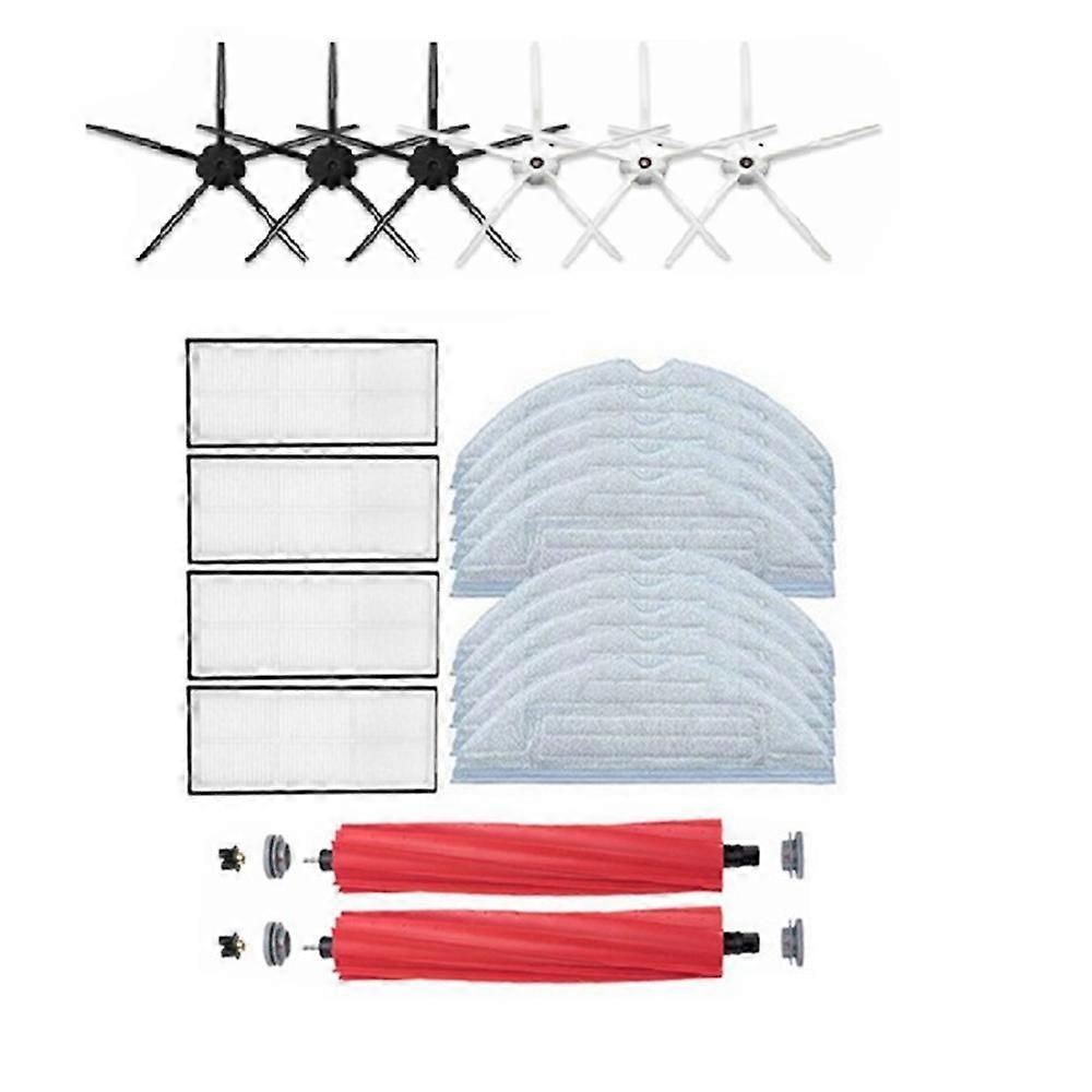 For S7 T7S Plus Main Side Brush Mops Cloths HEPA Filter Kit 22Pcs Robotic Vacuum Cleaner Accessorie