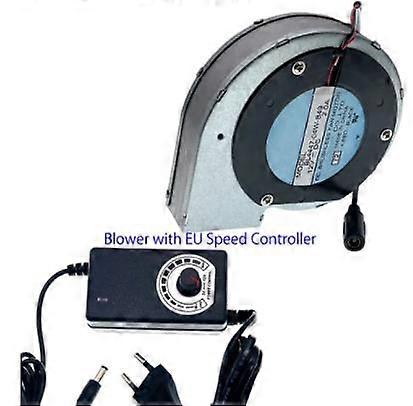 ل BL4447-04W-B49 11028 12V 2A 11CM DC منفاخ 110V 220V AC مروحة تعمل بالطاقة مع وحدة تحكم متغيرة السرعة لتبريد DIY