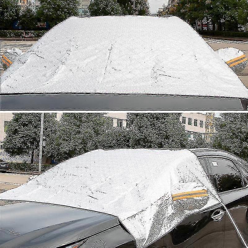 Half Car Cover Top Waterproof/windproof/dustproof/windshield Snow Winter Summer