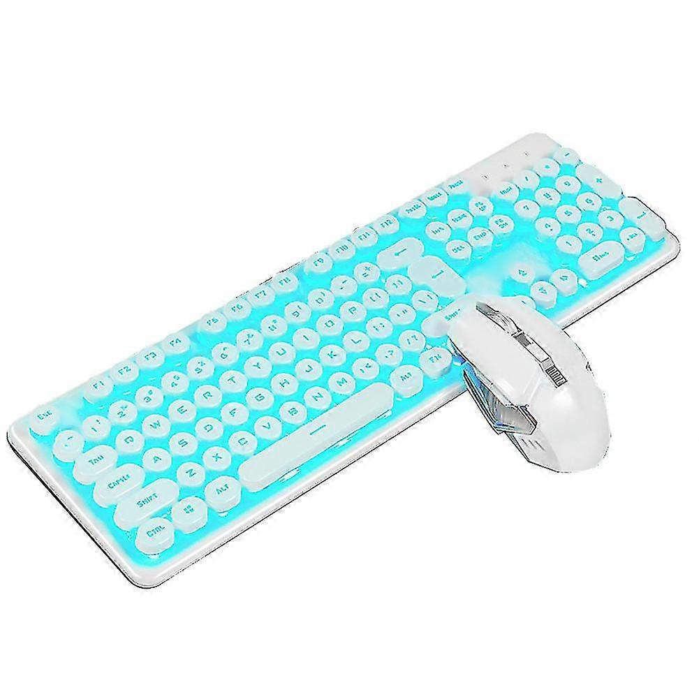 Keyboard With Mouse Set Rechargeable Backlight Mechnical Gaming Keypad Set