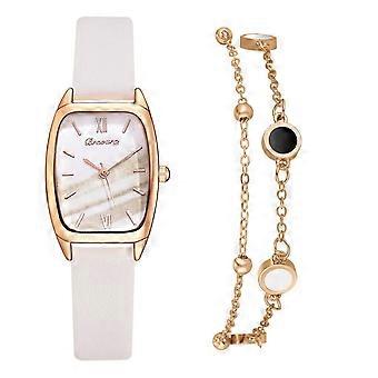 Bravura Europäische Schönheit Casual Mode Kleine und zarte Armbanduhr Set