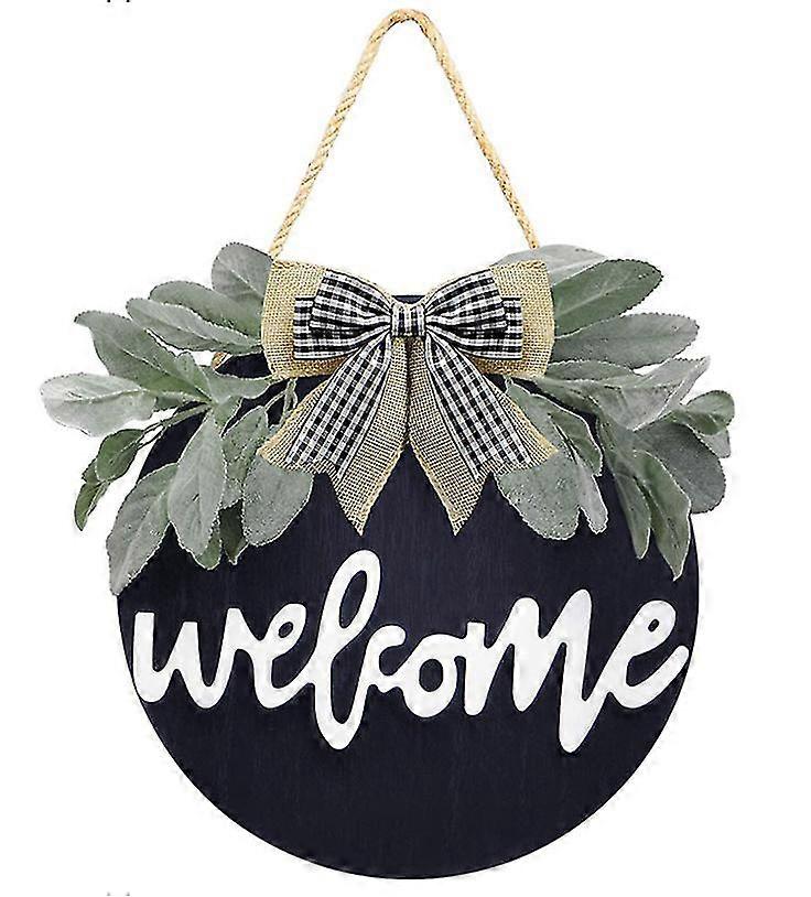 Välkomstdörrskyltdekoration Rosettdörrhängare Hemprydnader