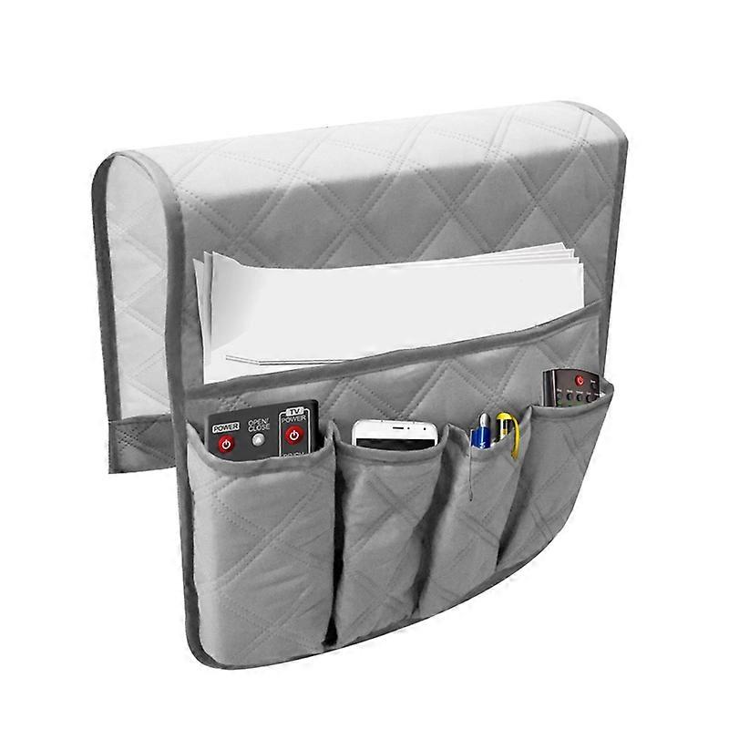 Waterproof Sofa Armrest Storage Organizer 5 Pockets for Phone Book Magazines