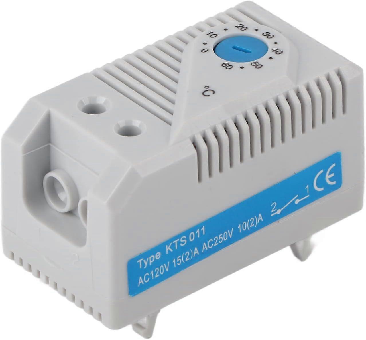 0-60 Thermostat Switch Adjustable Plastic and Electronic Electrical Component Digital Mechanical Temperature Controller New(Blue Button)