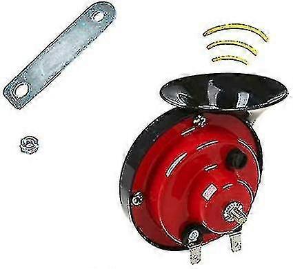 300db Super Loud Train Horn For Truck Train Boat Car Air Electric Snail Single Horn, 12v Waterproof Double Horn Raging Sound Raging Sound For Car Moto