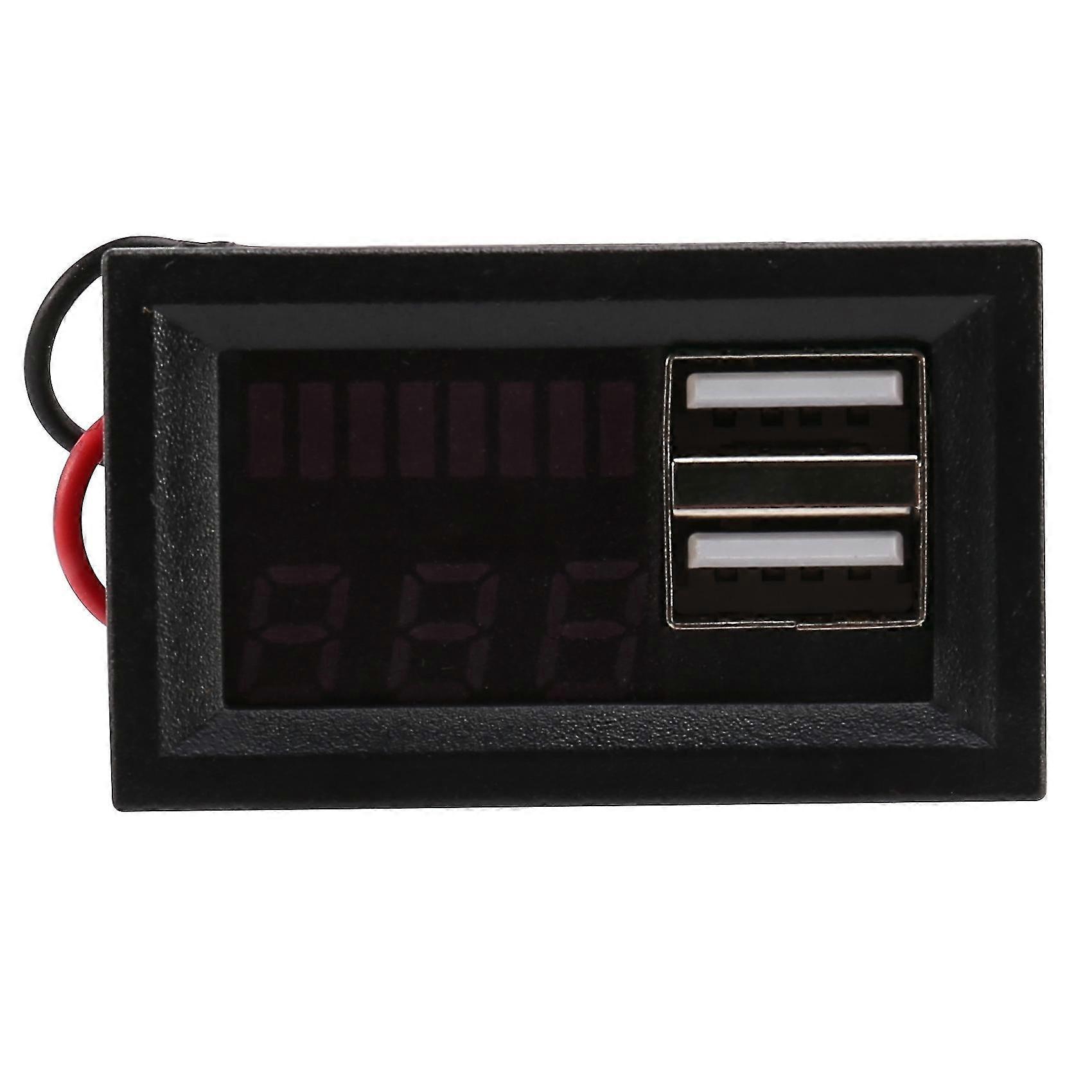 Red Led Digital Display Voltmeter Mini Voltage Meter Volt Tester Panel For Dc 12v Cars Motorcycles