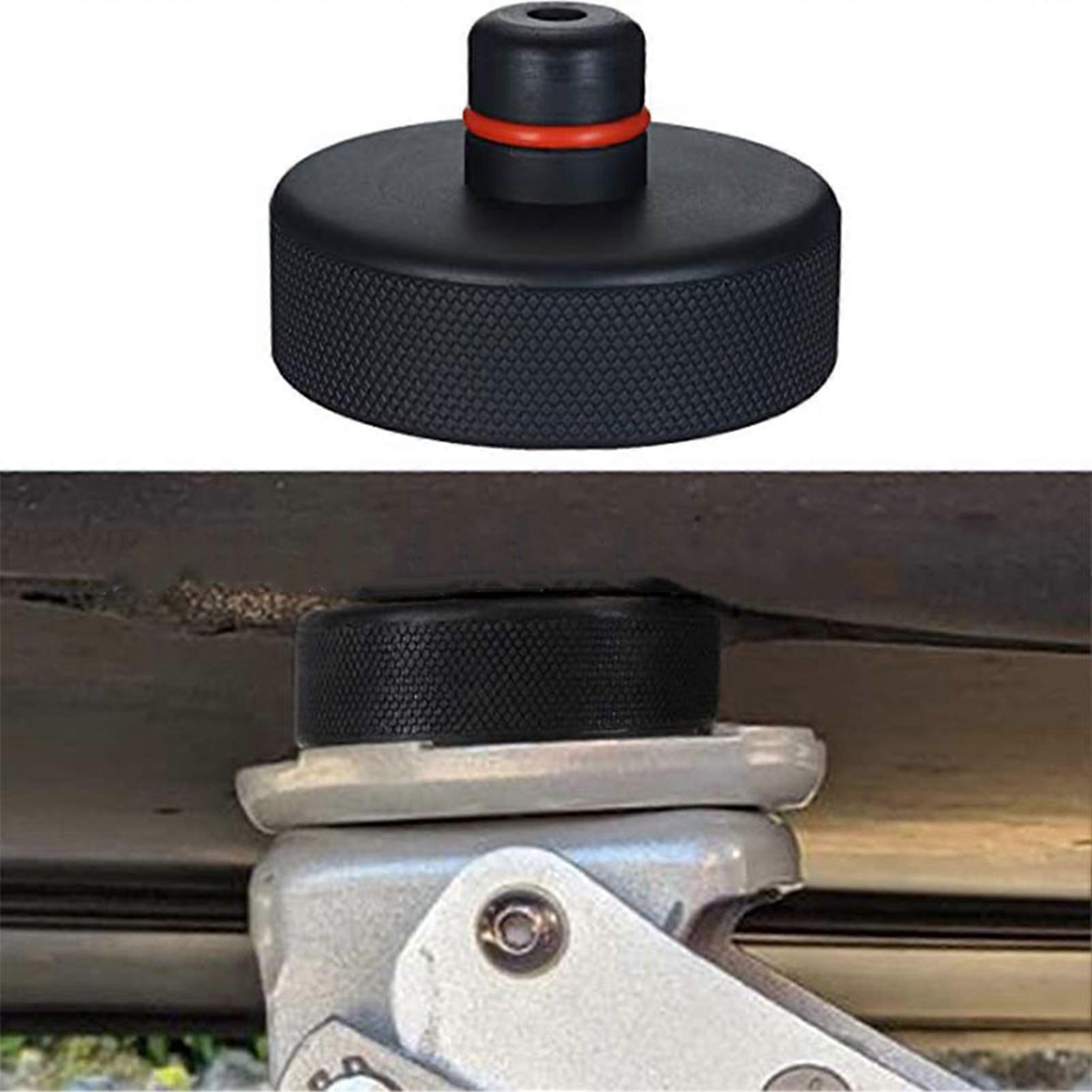 4x Red Aluminum Billet Jack Pads / Lift Pads For Floor Jack – Fits 6th Gen Camaro Etc.