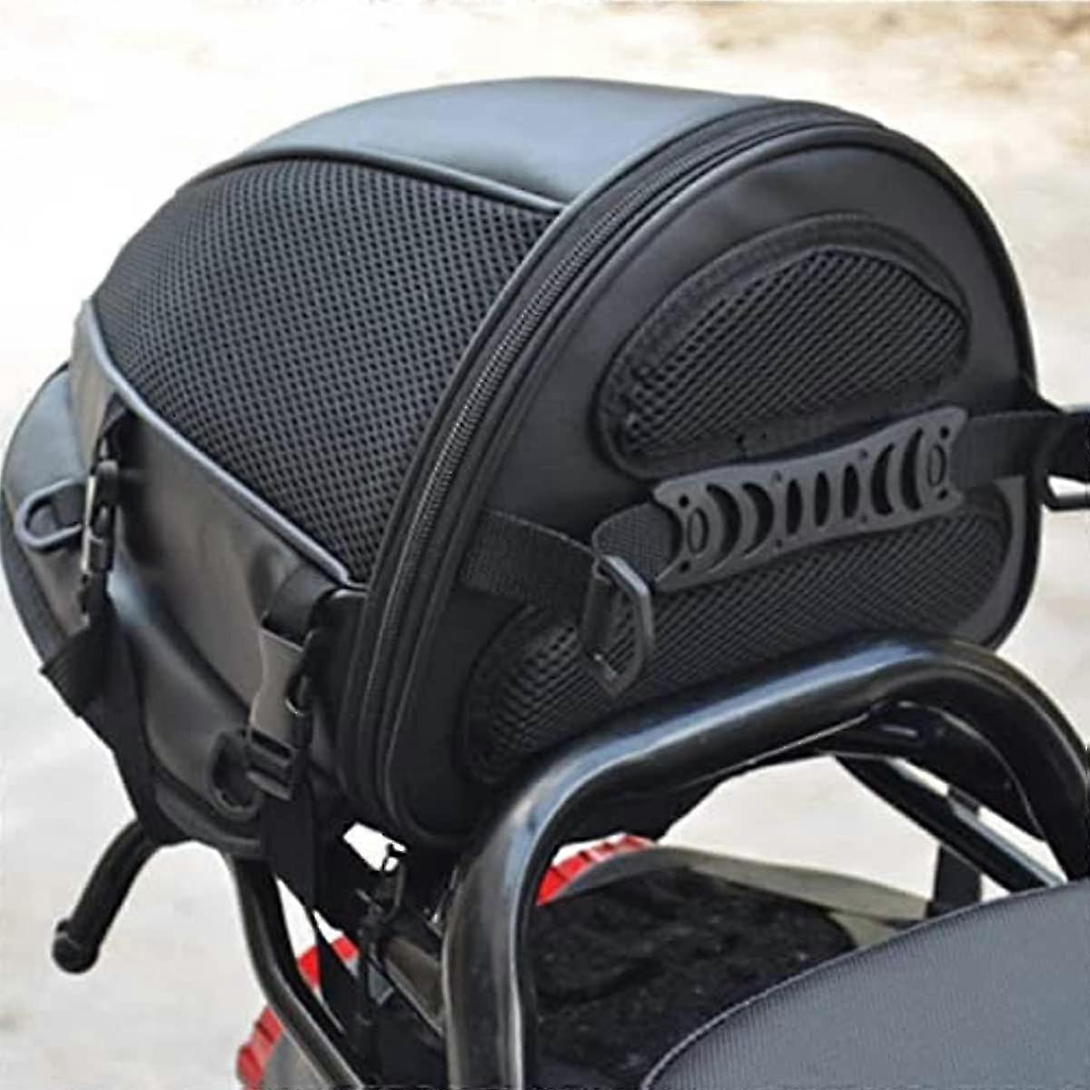 thumbnail image 2 of ROCKBROS 35L Hard Shell Motorcycle Tail Bag Waterproof Expandable Durable 2 of 14