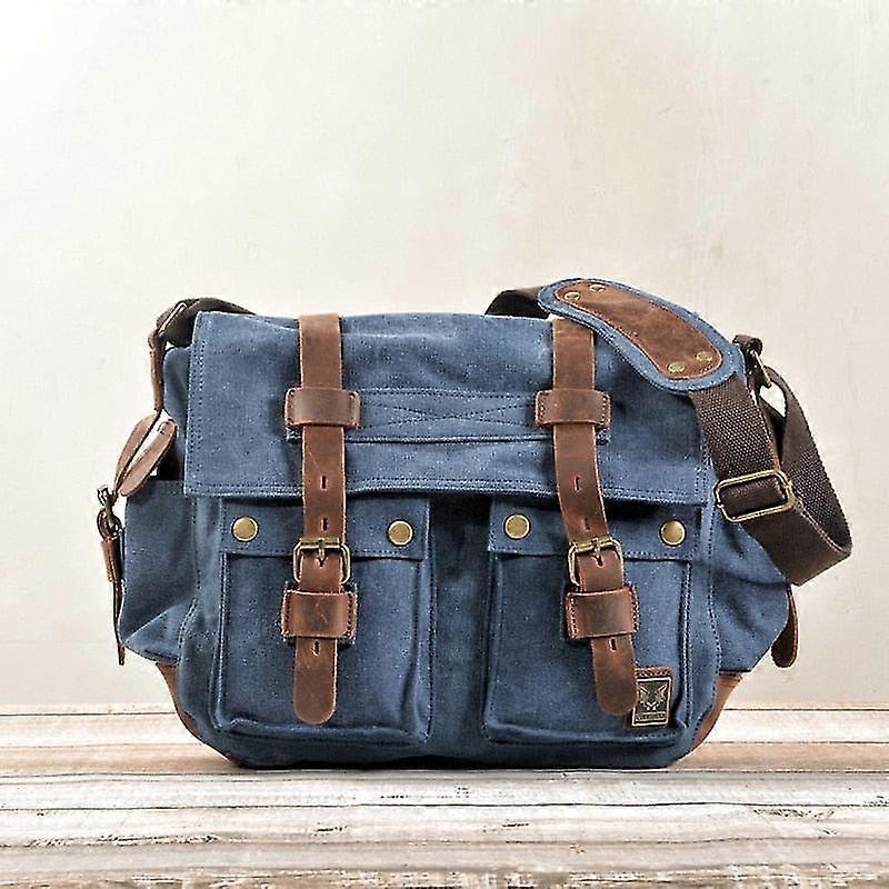 קנבס עור גברים תיקי שליח אני האגדה יהיה smith גדול satchel תיקי כתף זכר תיק מחשב נייד תיק נסיעות