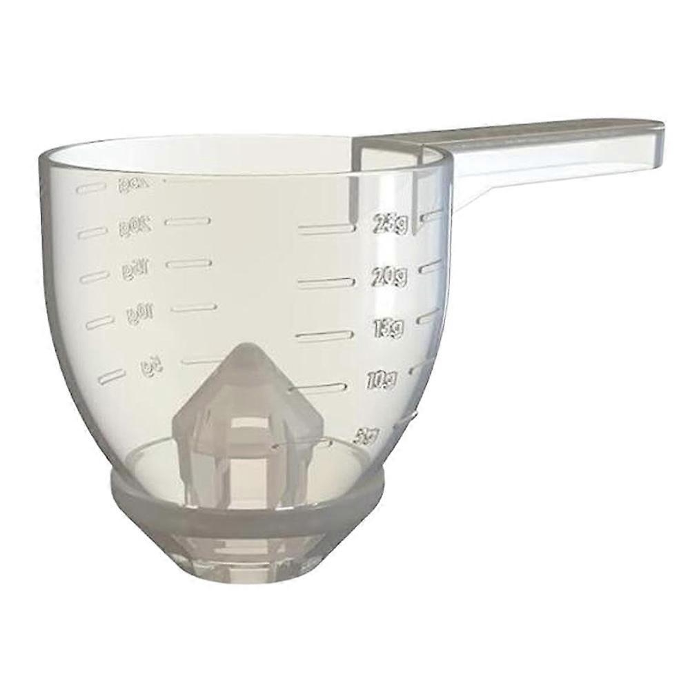 Measuring Scoop Funnel ABS Powder Funnel Water Bottle Scoop Measuring Tool (BPA Free, No FDA) - Whit