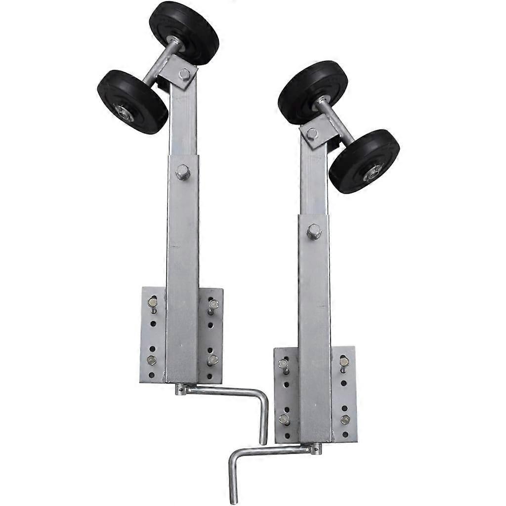 Bootsanhänger Doppelrollen-Bugstütze Set Von 2 59 84 cm Bootsanhänger
