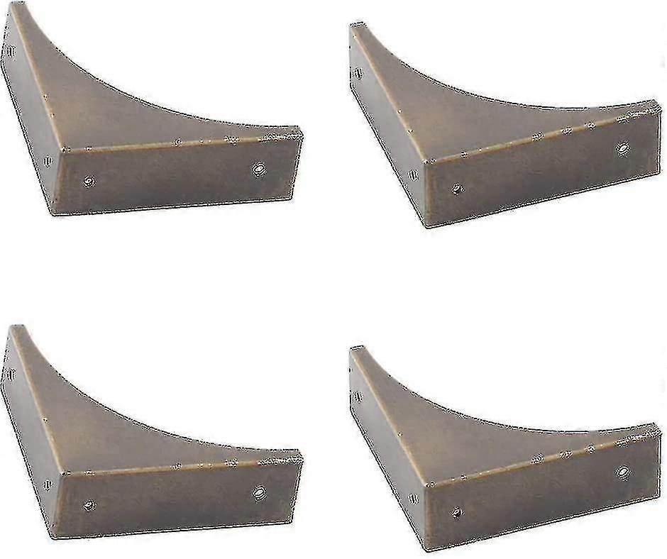 家具用メタルコーナーガード4個、アンティークブロンズエッジガードブラケット、エッジガード、家具用メタルコーナーガード