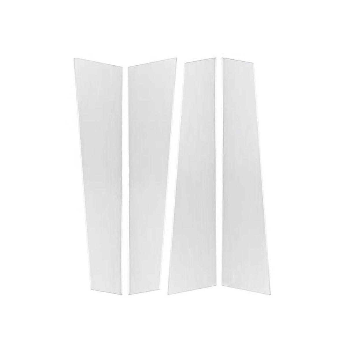4Pcs Car Window B Pillar Strip Stickers for GLS Class 2016-2023 Center Post Chrome Aluminum Trim Pa