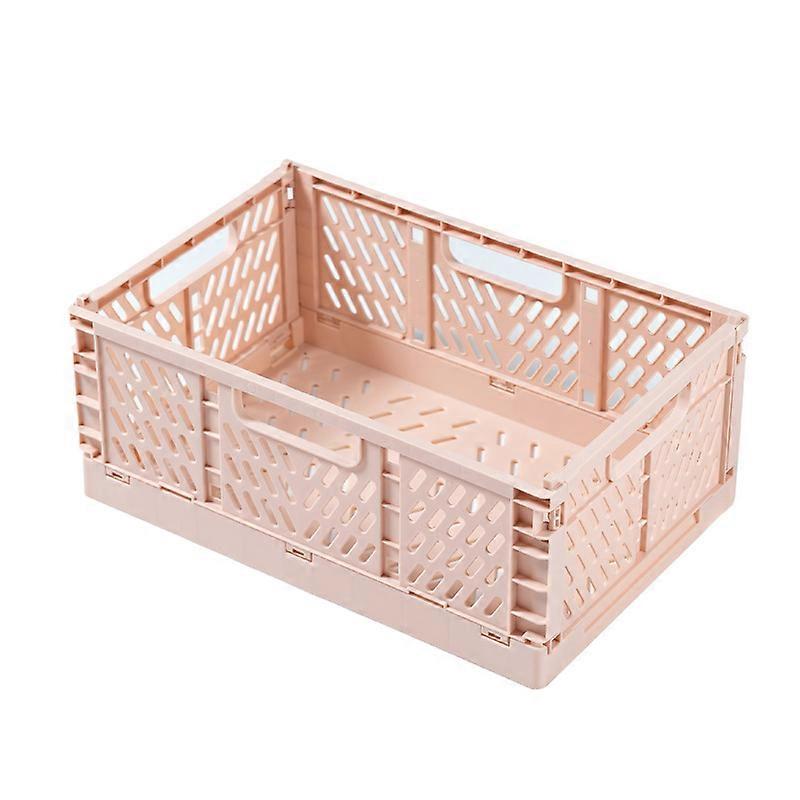 Foldable plastic storage box, student desk stationery storage