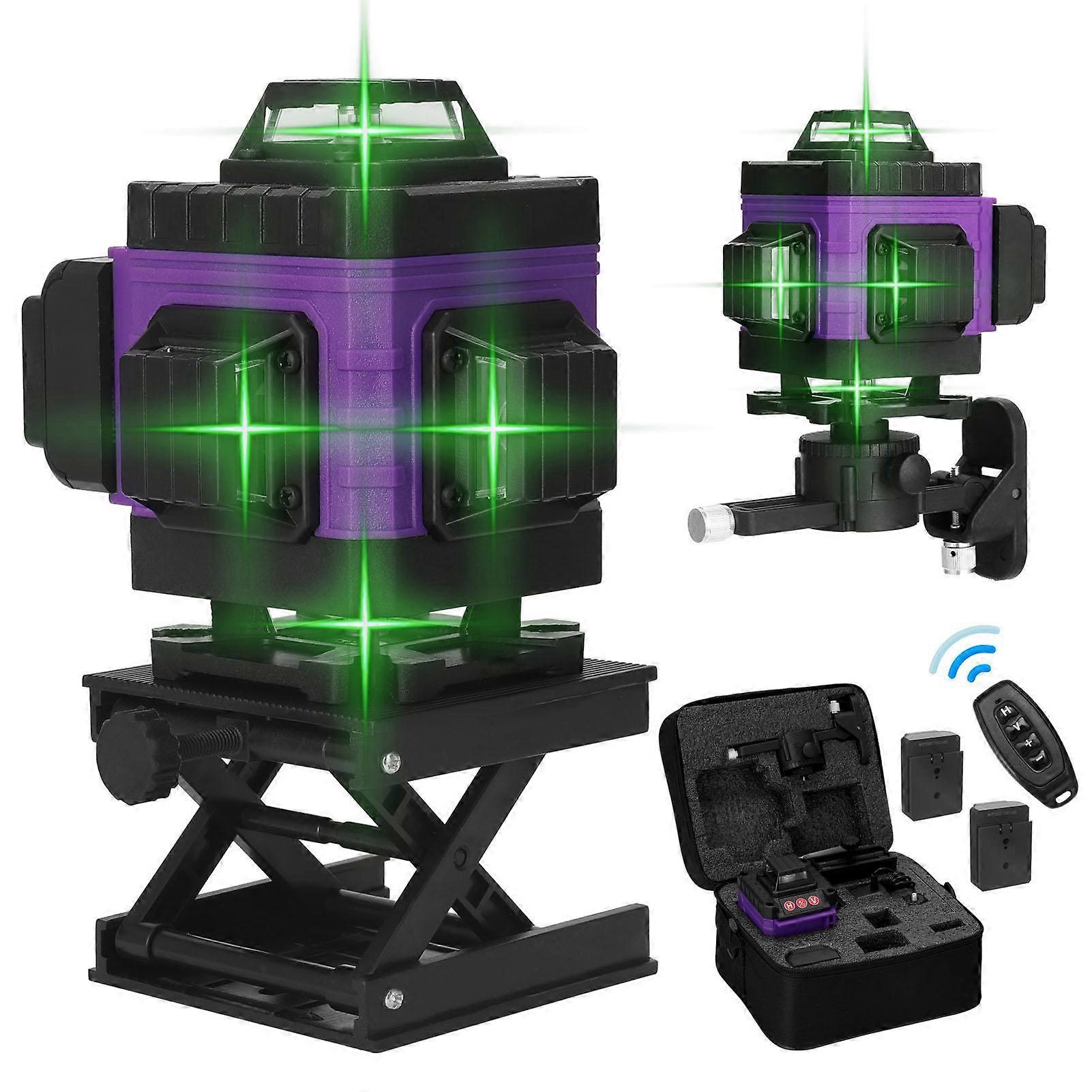Laser Level4D 16 Líneas Autonivelante Laser Level 360 Horizo